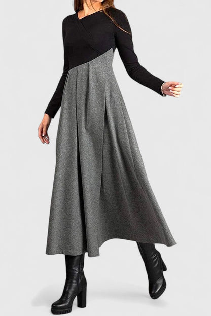Janet | Elegant Long Sleeve Maxi Dress