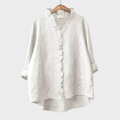 Eline | Elegant Summer Linen Blouse