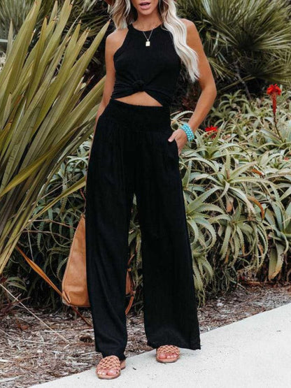ZAFRINAE – REMI WIDE-LEG LINEN TROUSERS