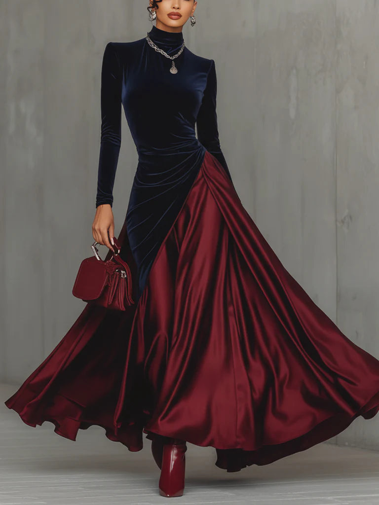 Brenna™ Elegant Suede Dress
