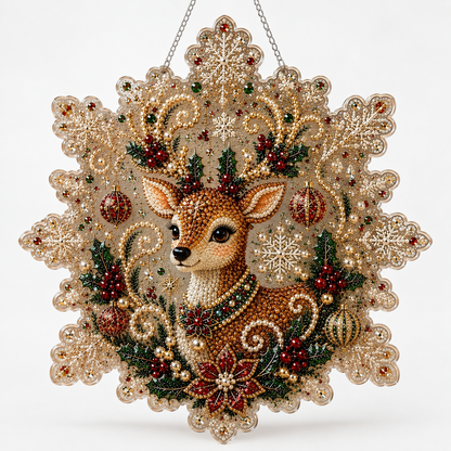 Lumicraft – Special-Shaped Diamond Santa Ornament Kit