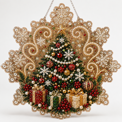 Lumicraft – Special-Shaped Diamond Santa Ornament Kit