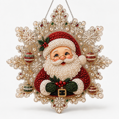 Lumicraft – Special-Shaped Diamond Santa Ornament Kit