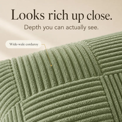 Corvella – Corduroy Cushion Cover That Matches The Photo