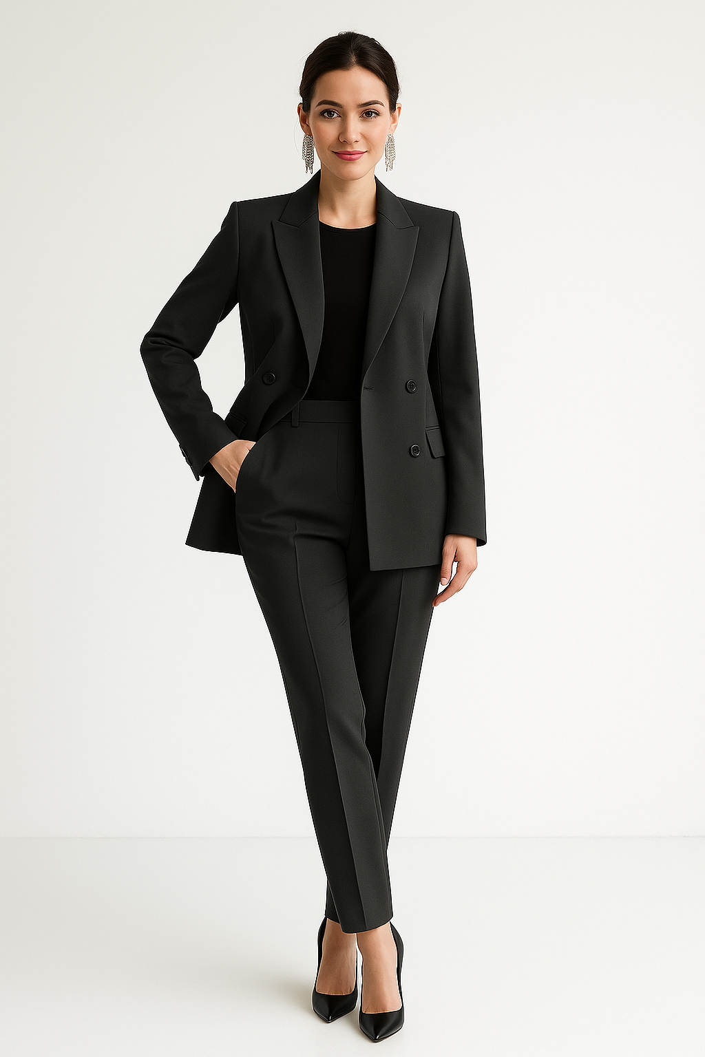 ALEXIS – POWER ELEGANCE TWO-PIECE SUIT