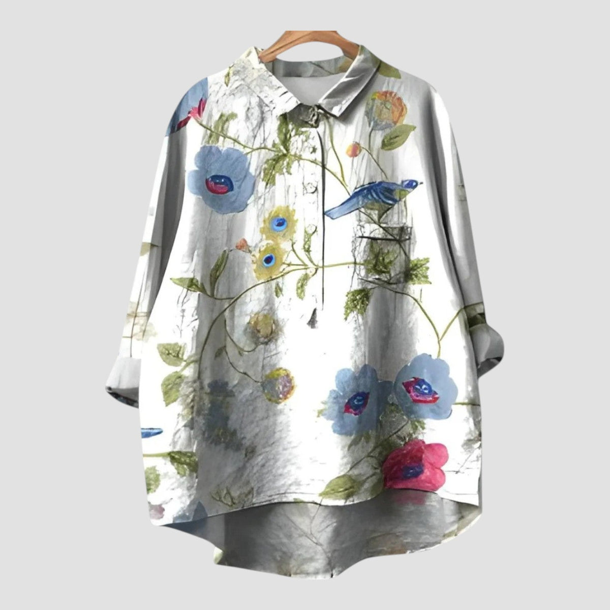 Avenza™ | 2025 – Nature-Inspired Oversized Blouse