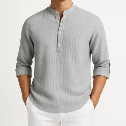 GUNTER – MODERN MANDARIN COLLAR SHIRT