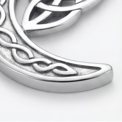 Lunara Celtic Moon Protection Pendant