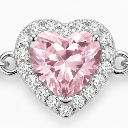 Lunavia – Heart Crystal Halo Bracelet