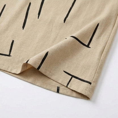 Linara – Women's Abstract Print Summer Shift Dress