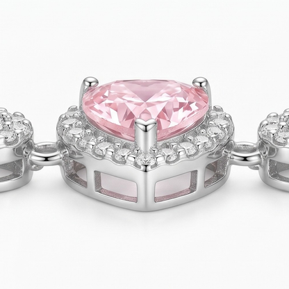 Lunavia – Heart Crystal Halo Bracelet