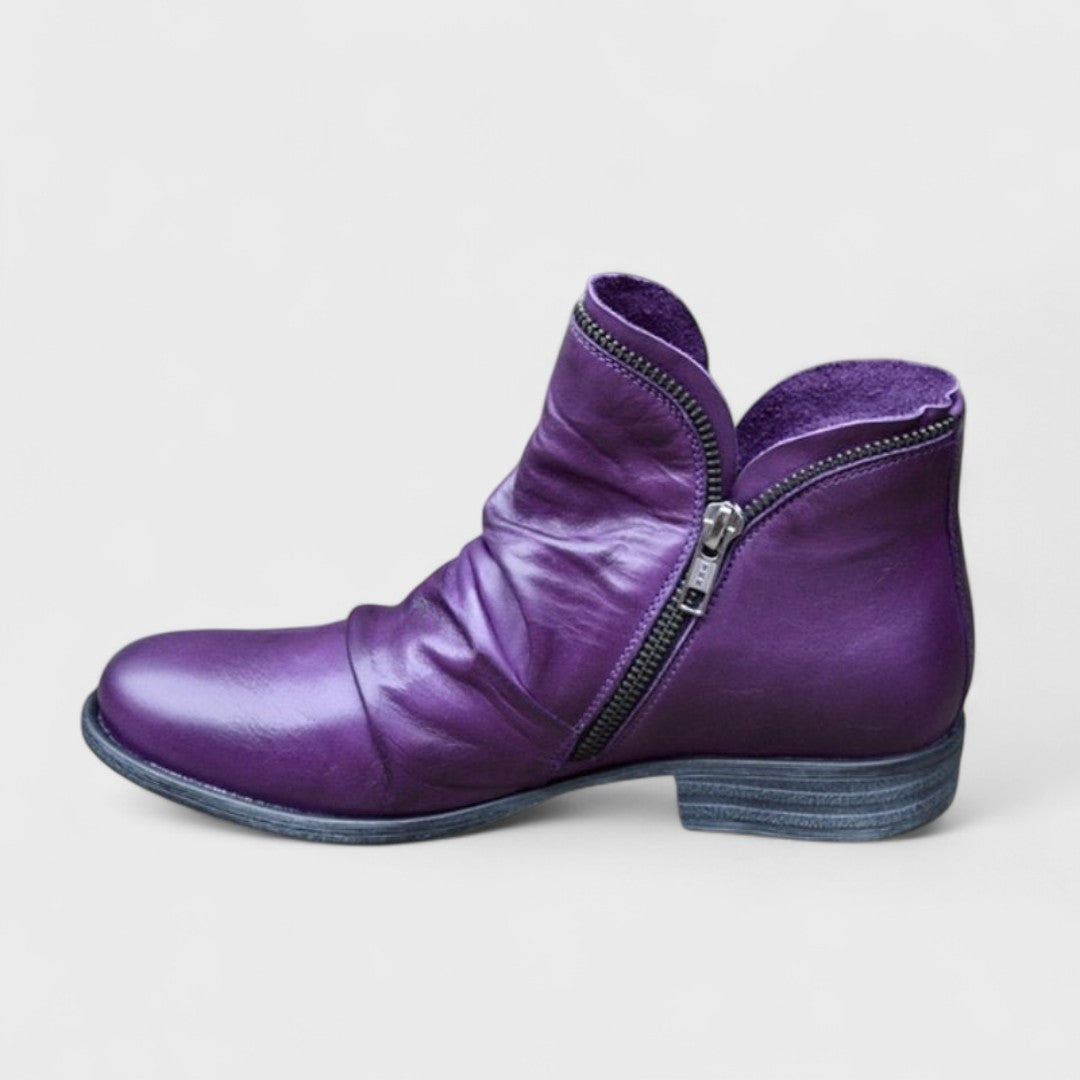 BELLA – MODERN ZIP ANKLE BOOTS