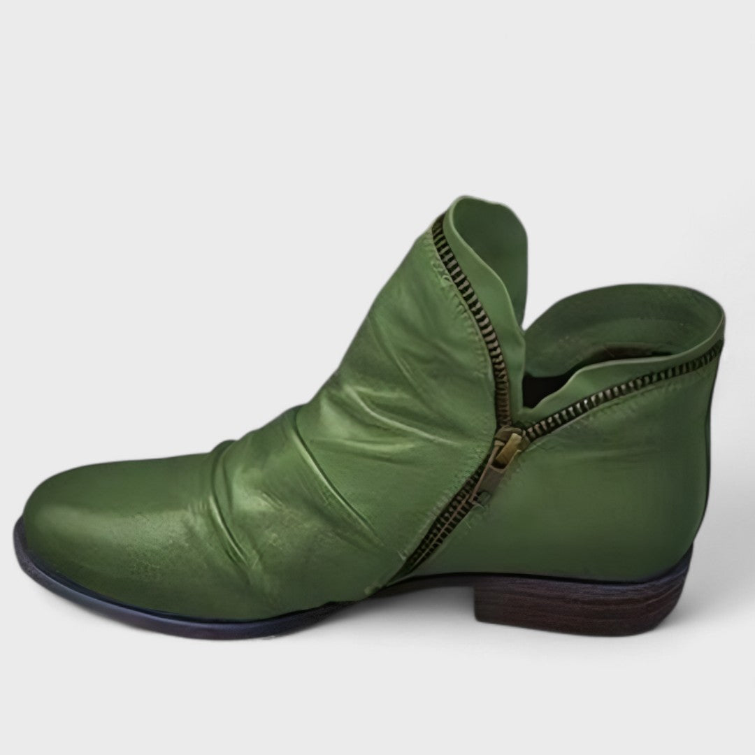 BELLA – MODERN ZIP ANKLE BOOTS