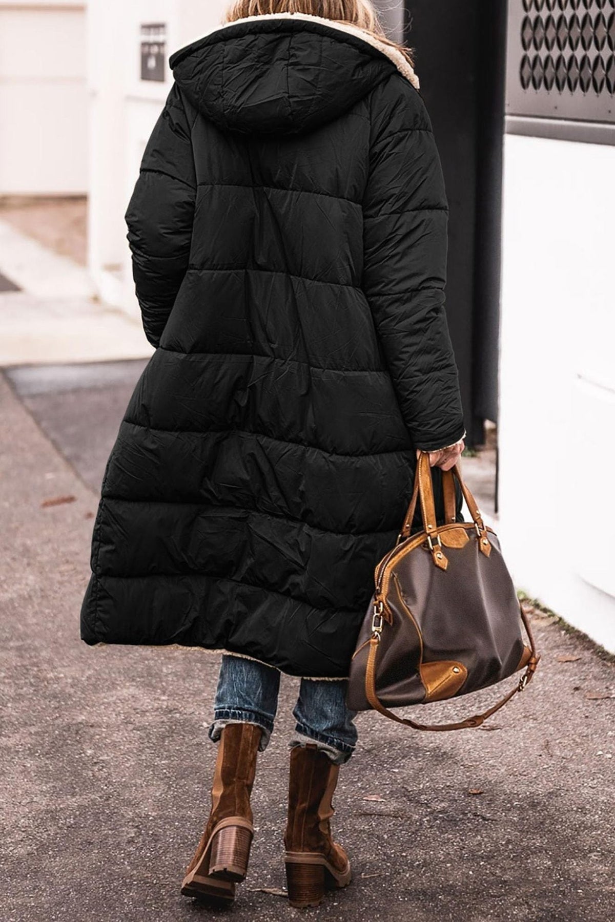 Ariella | Longline Sherpa Coat