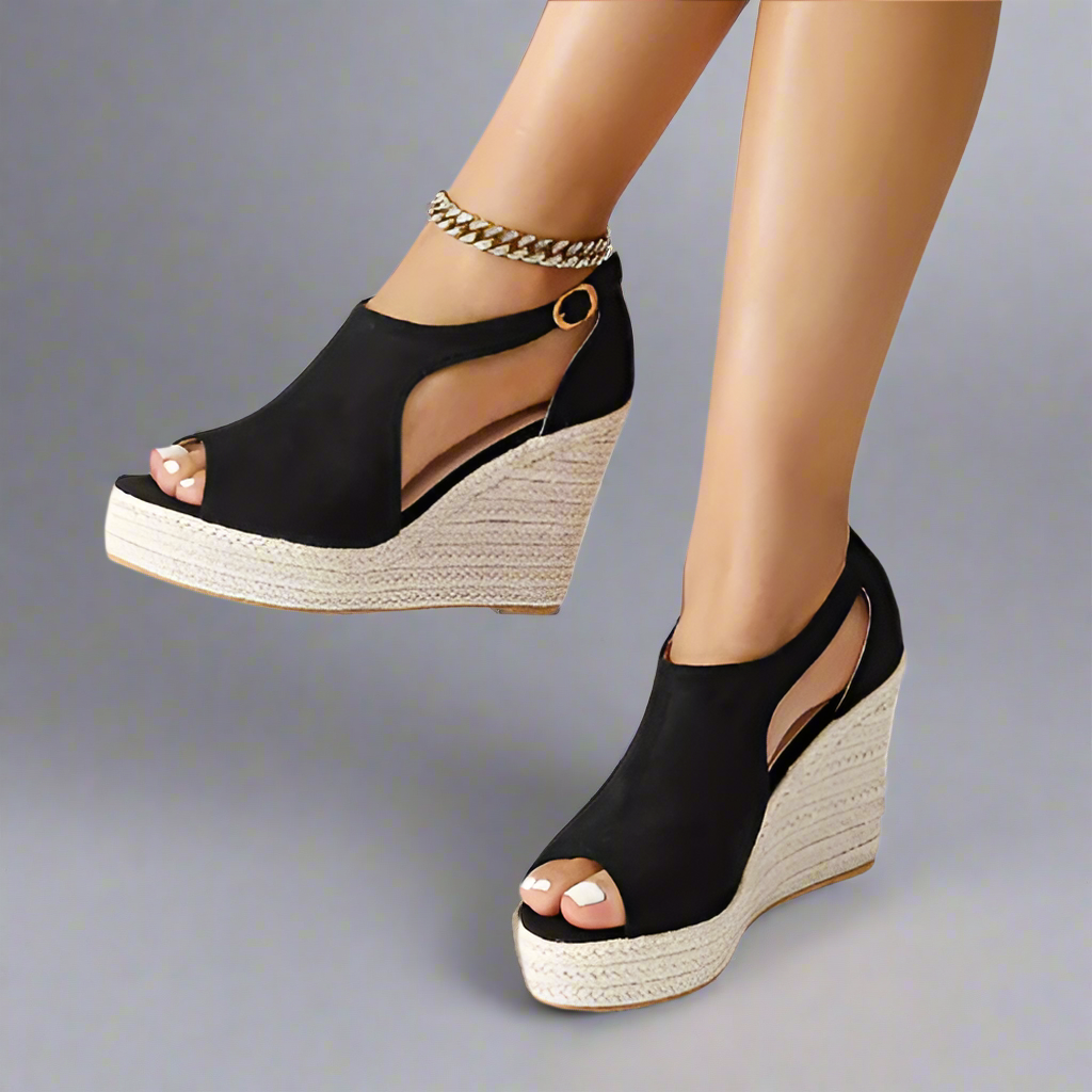 Marla | Comfort-Heel Stretch Sandals