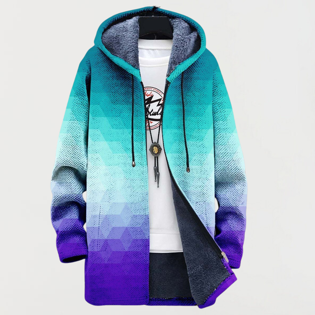 Adèle | Gradient Hexagonal Cardigan