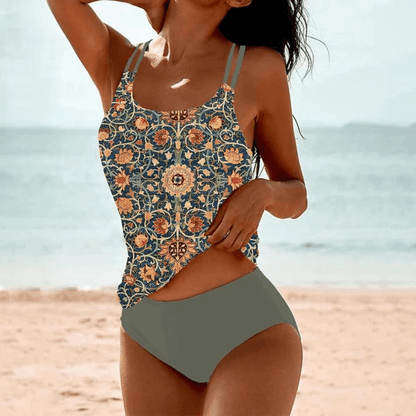 Ruby - Elegant Printed Swimsuit