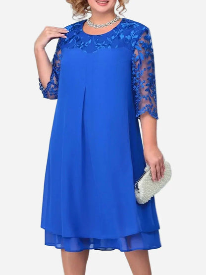 Audriana™ Elegant Midi Dress