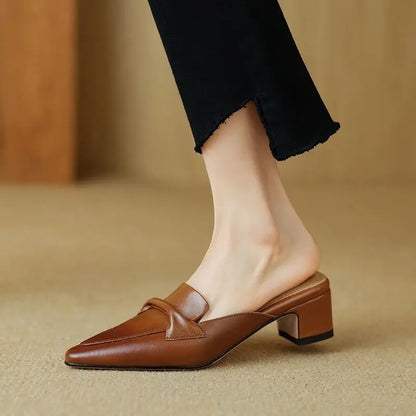 Palieri Genuine Leather Mules
