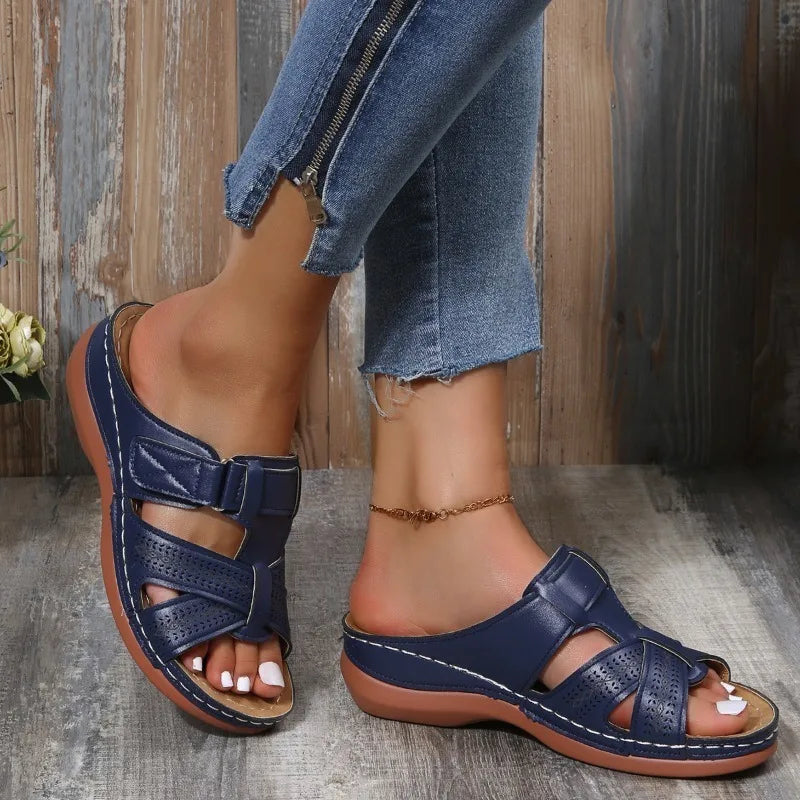 Gaia™ | Women's Vintage Orthopedic Wedge Sandals