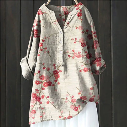 Anny | Floral Button-Down Blouse