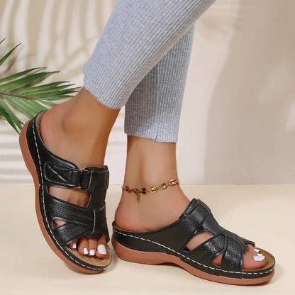 Gaia™ | Women's Vintage Orthopedic Wedge Sandals