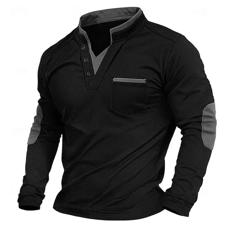 Brian – Men’s V-Neck Sweatshirt