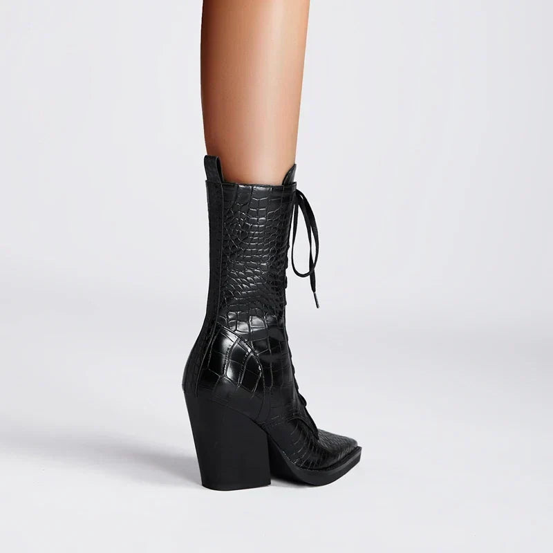 Izzy Ryder Lace-up Boots