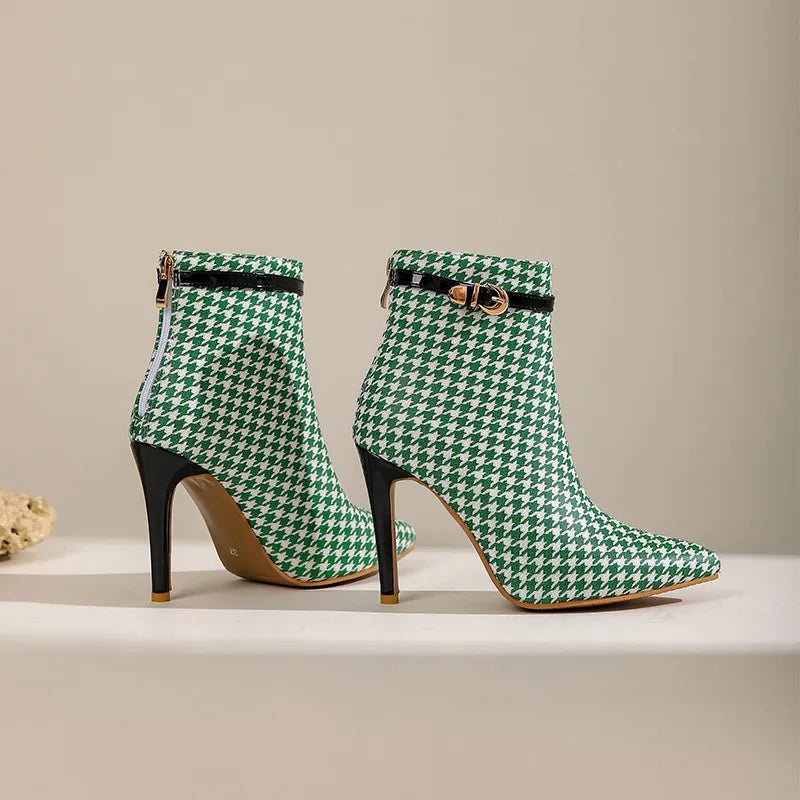Sorelle Patterned Ankle Boot
