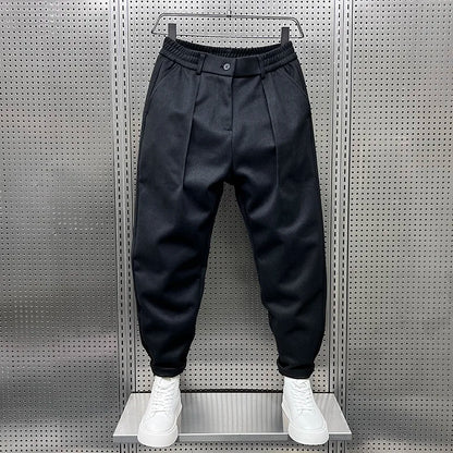 Marcin™ | Elegant Trousers with a Melange Effect