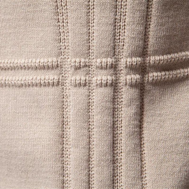 Beeck™ | Cotton Men's Sweater with Striped Design