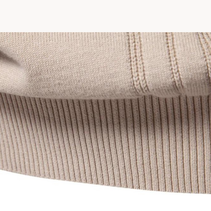 Beeck™ | Cotton Men's Sweater with Striped Design