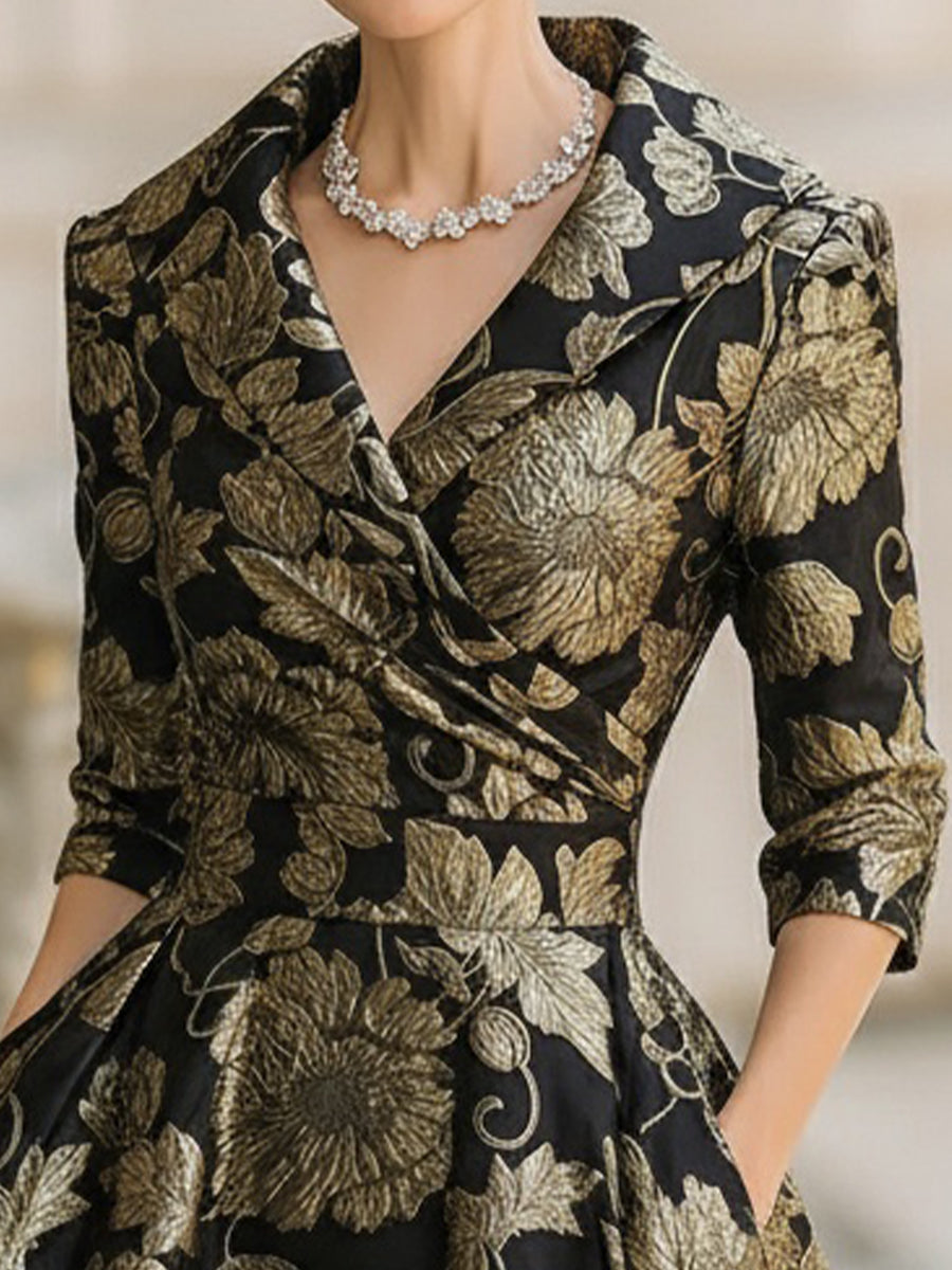 Meghan | Floral Midi Dress