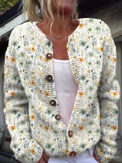 Irma™ | Vest with Floral Pattern