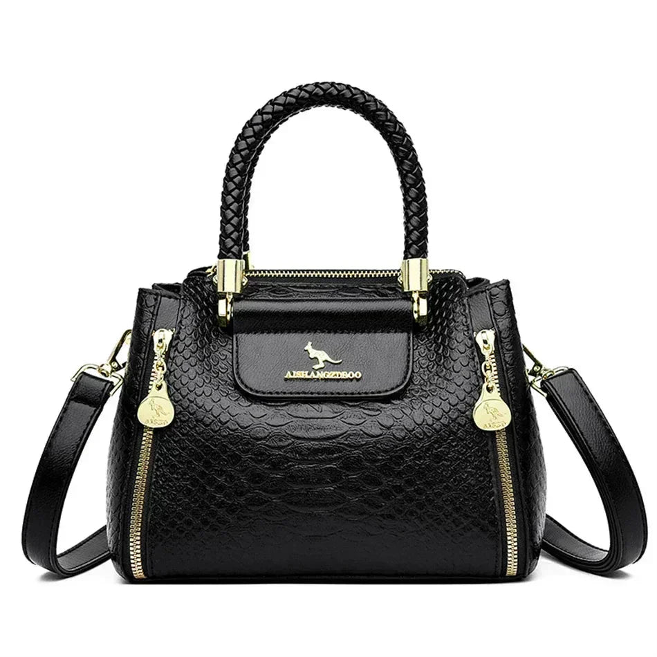 Sage | Designer Large Capacity Leather Bag