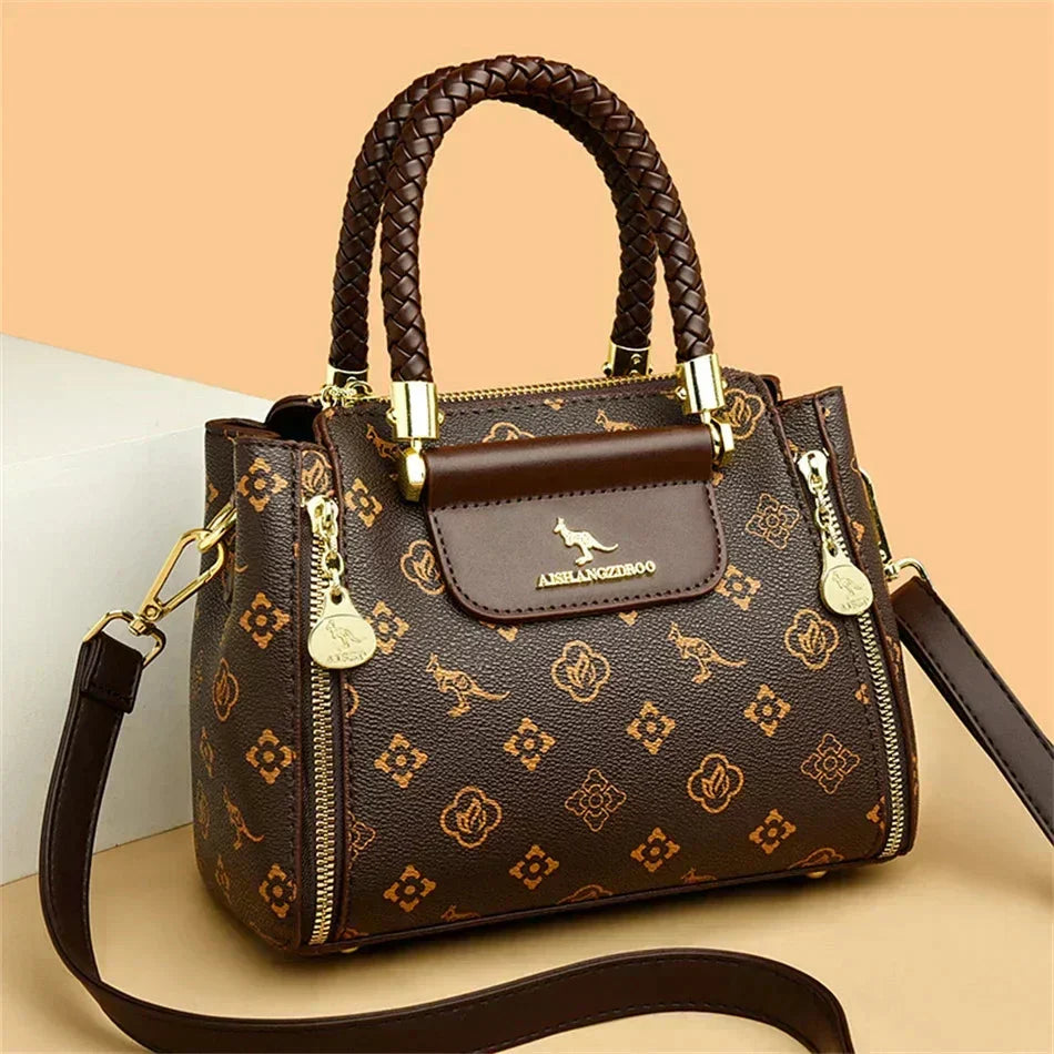 Sage | Designer Large Capacity Leather Bag