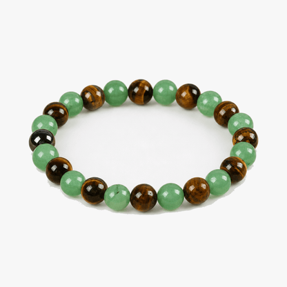 Lunavia – Green Aventurine and Tiger's Eye Wealth Bracelet