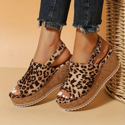 Savanna Slingback Wedge Sandals