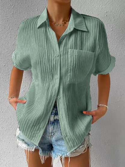 ZAHRINA CLASSIC COLLAR BLOUSE