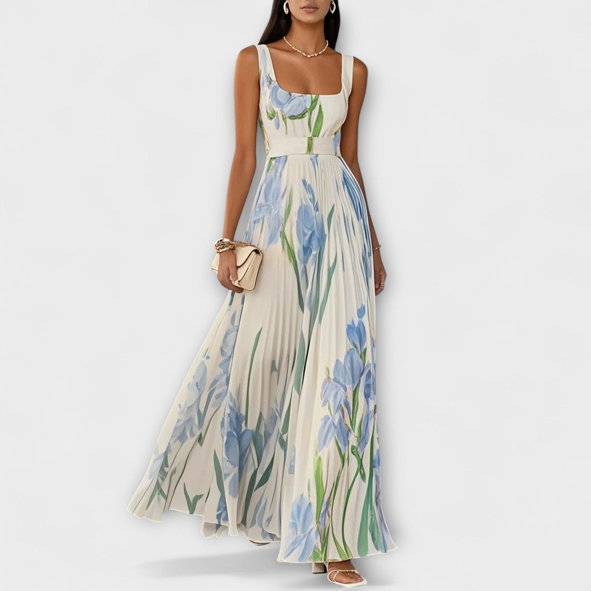 SOFIA – BLOOMING ELEGANCE MAXI DRESS