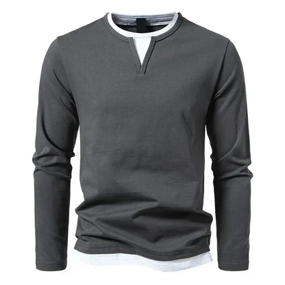 Alwin - Premium Long-Sleeved Shirt Made From Combed Cotton
