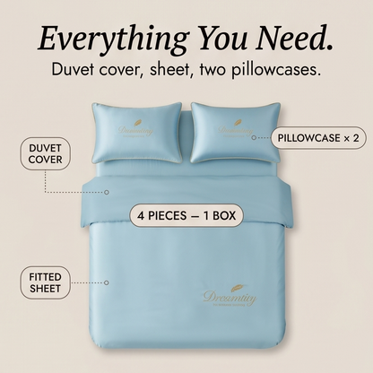 DreamCool – Cooling Ice-Silk 4-Piece Bedding Set