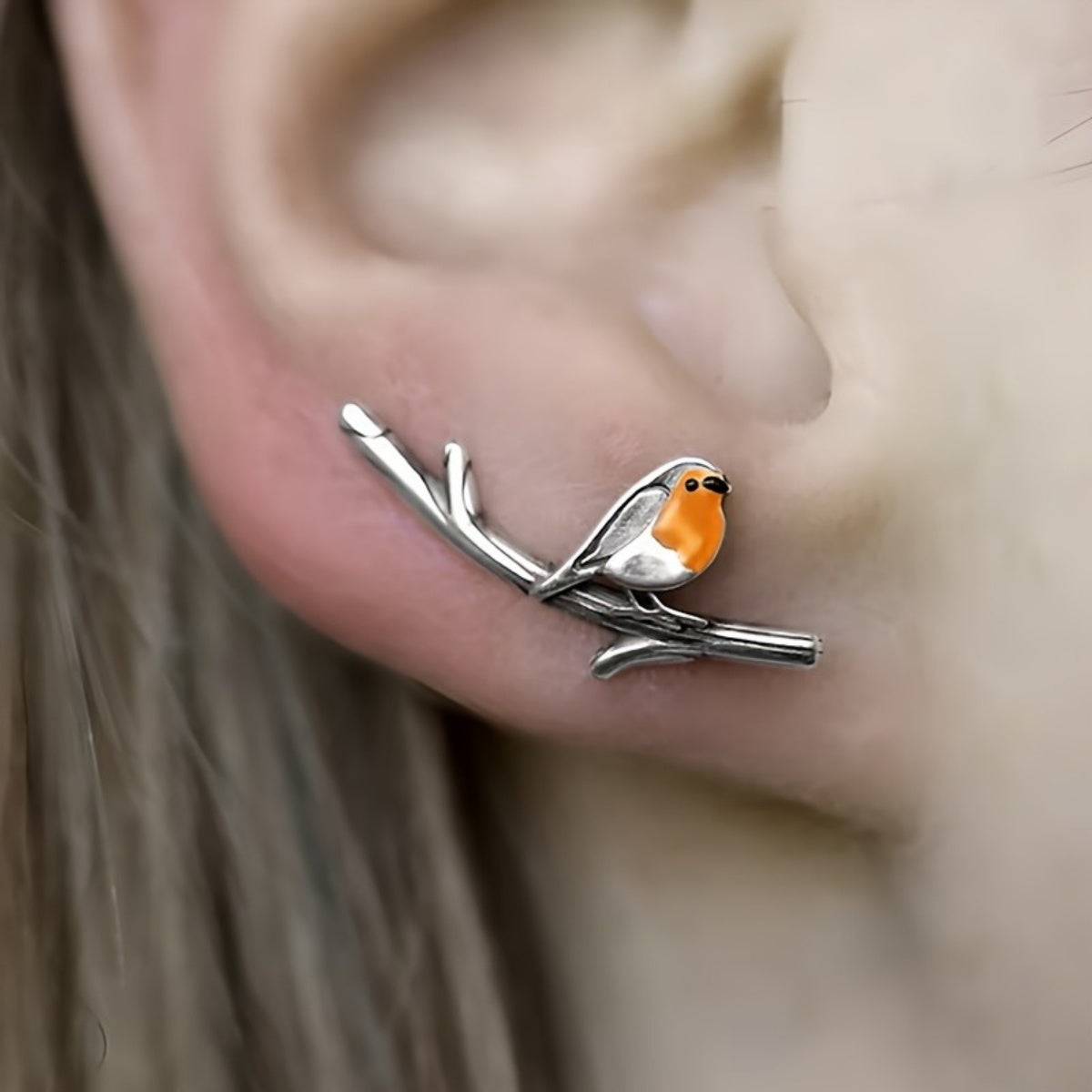 Cartoon Animal Bird Earrings