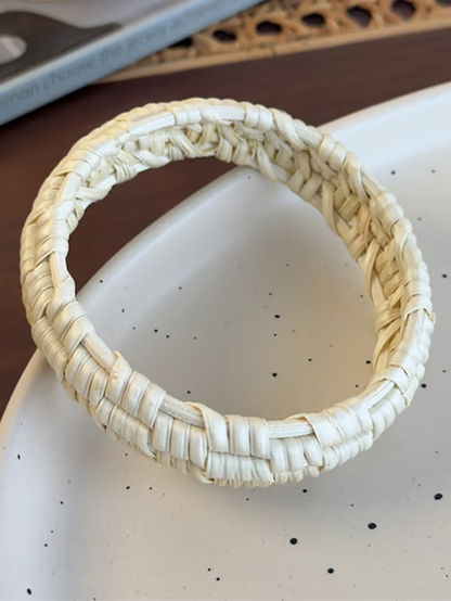Braided Rattan Bracelet