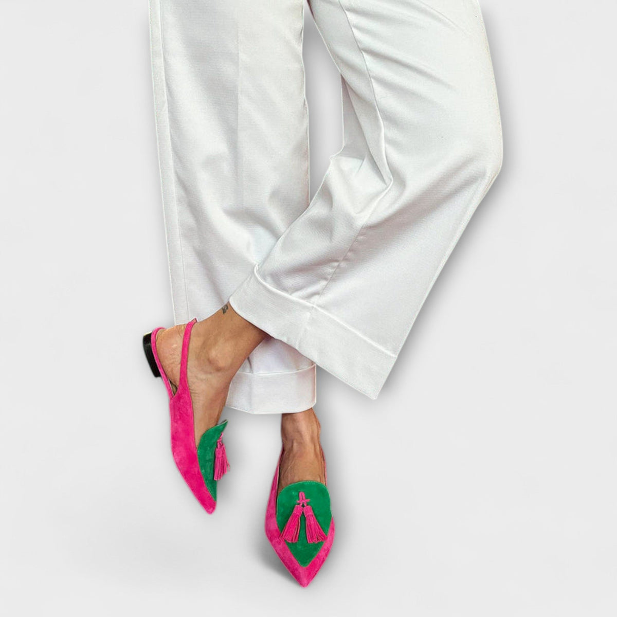 Color Play with Tassel Design