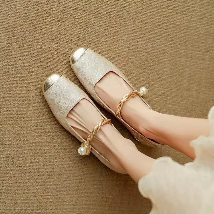Calista - Trendy Square Toe Women's Pumps