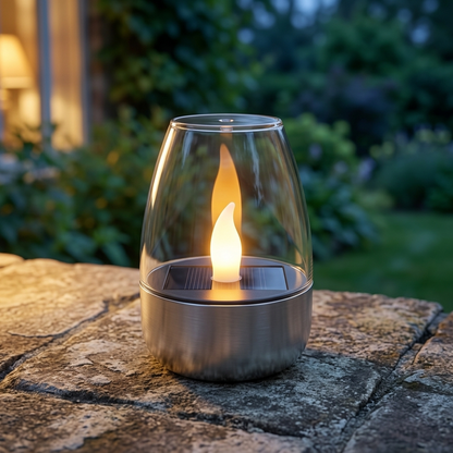 Lumivara – Solar Flickering Candle Light for Outdoor Evenings