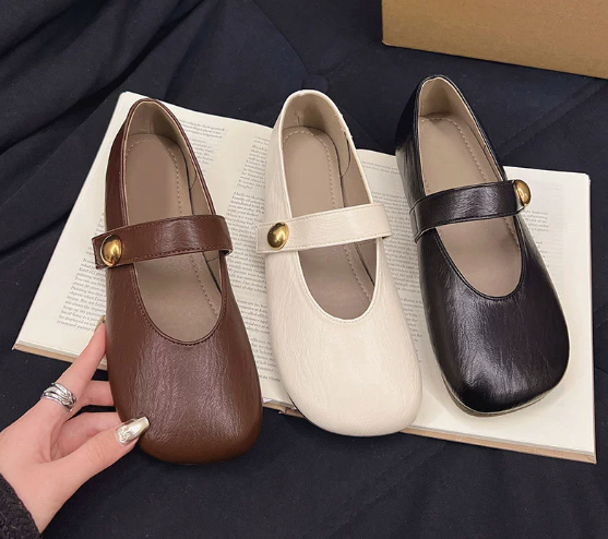 Irene Leather Mary Janes