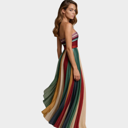 Aurora Pleated Maxi Dress