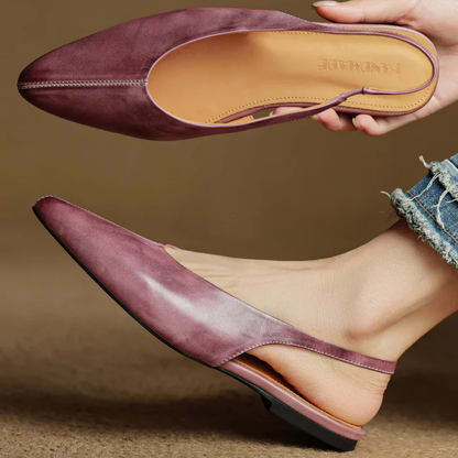 Carisse Genuine Leather Flats